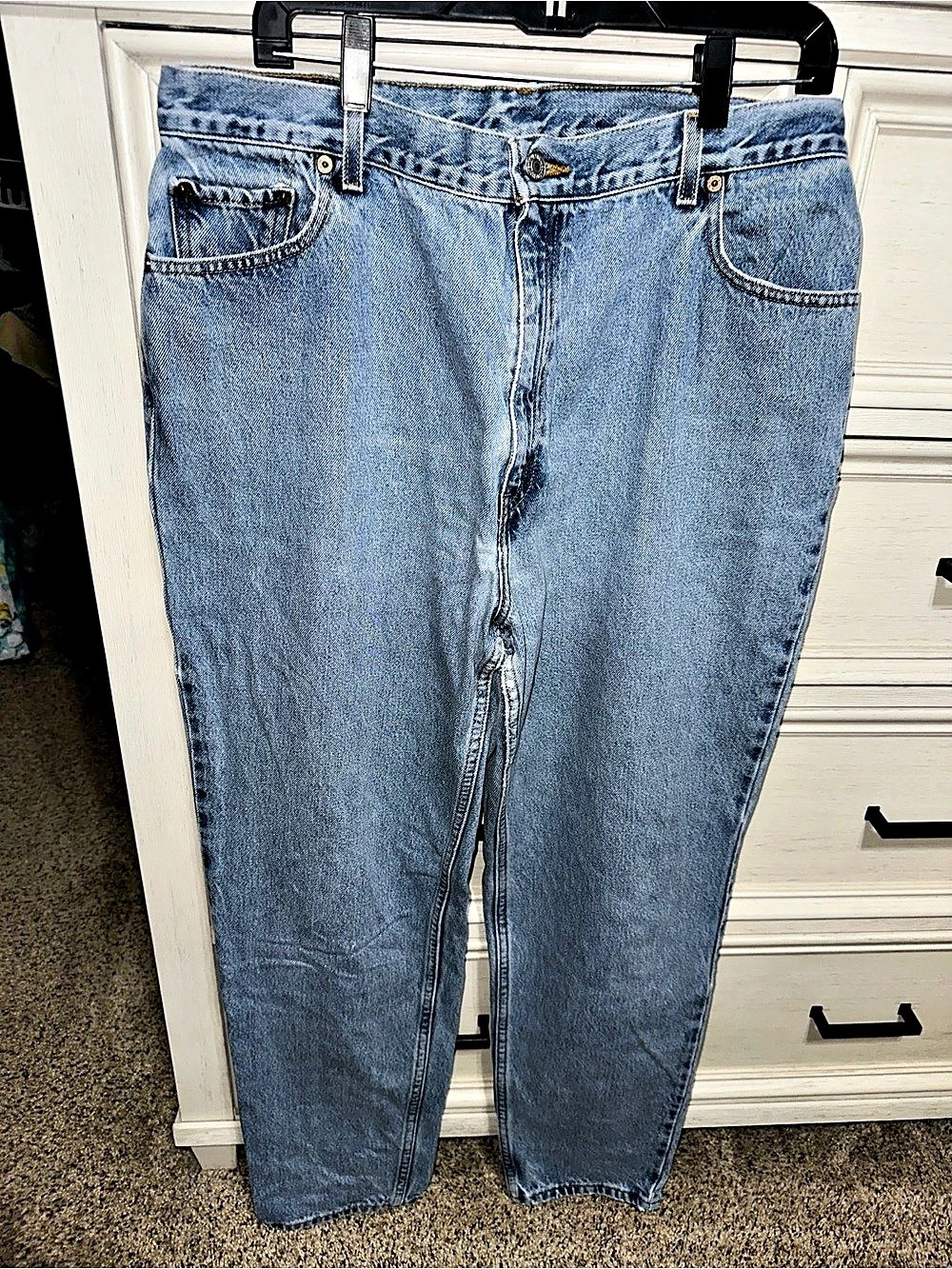 Levi's 505 Straight Leg Jeans in Blue Size Medium